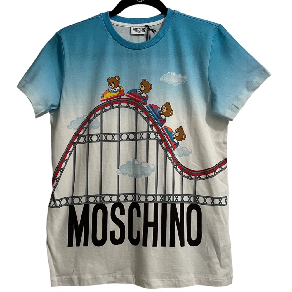 MOSCHINO Kids Teddy logo-print T-shirt